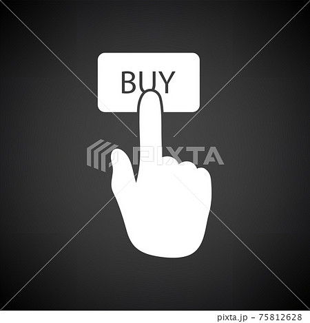 Finger Push The Buy Button Icon 75812628