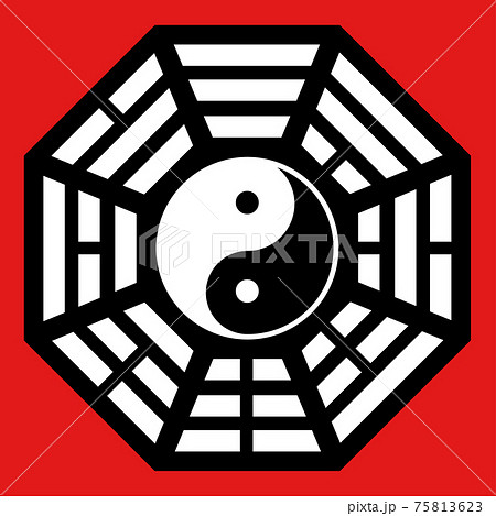 陰陽太極図 75813623