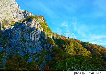 明星山 大岩壁 糸魚川市 明星山 大岩壁 糸魚川市 75816146