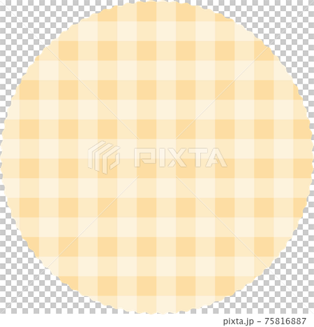 Check yellow round Check yellow round 75816887