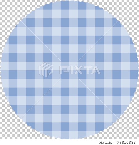 Check blue round shape - Stock Illustration [75816888] - PIXTA