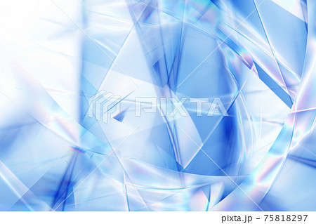 ウェーブのかかった透明感のある背景のアブストラクトのイラスト素材