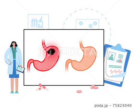 Stomach logo concept 75823040