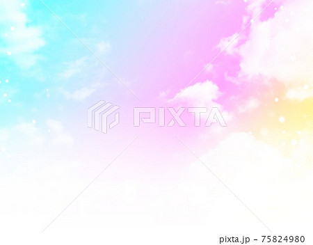 空文字スペース虹色 75824980