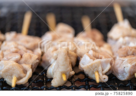 焼きとん串(テッチャン) 七輪で炭火焼き 焼きとん串(テッチャン) 七輪で炭火焼き 75825890