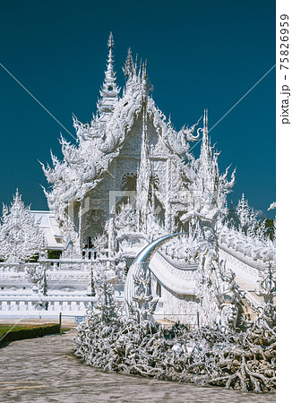 Wat Rong Khun, the White Temple in Chiang Rai, Chiang Mai province, Thailand 75826959