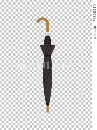 閉じている傘のイラスト 75830919