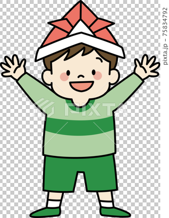 兒童節(戴著頭盔的男孩) 兒童節(戴著頭盔的男孩) 75834792