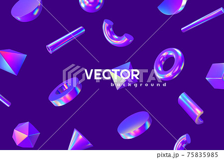 3d render primitives background. 75835985
