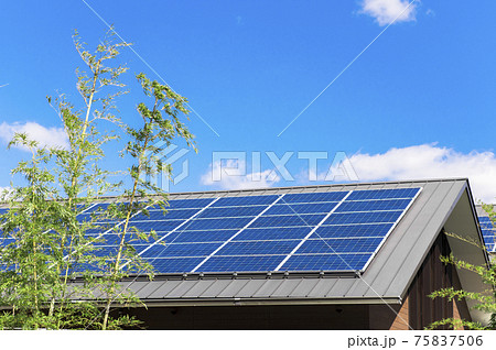 【環境イメージ】太陽光発電 75837506