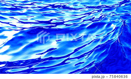 水面テクスチャ背景素材 75840636