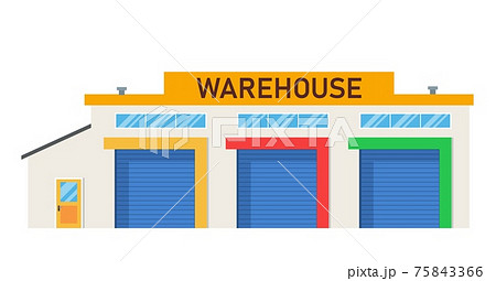 Warehouse commercial building Warehouse commercial building 75843366