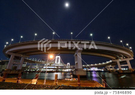 芝浦ループ橋夜景 芝浦ループ橋夜景 75846890
