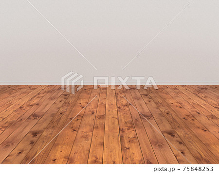 床と壁の部屋空間の背景素材のイラスト素材