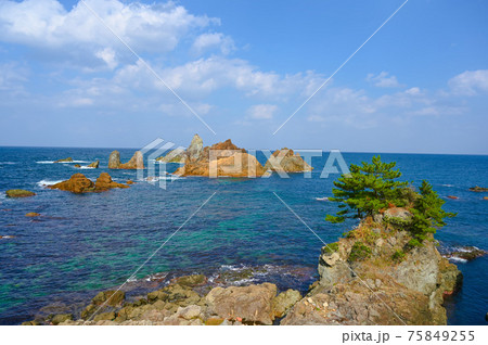 穴見海岸 新温泉町 穴見海岸 新温泉町 75849255