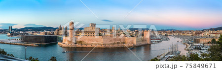 Saint Jean Castle and Cathedral de la Major  in Marseille 75849671