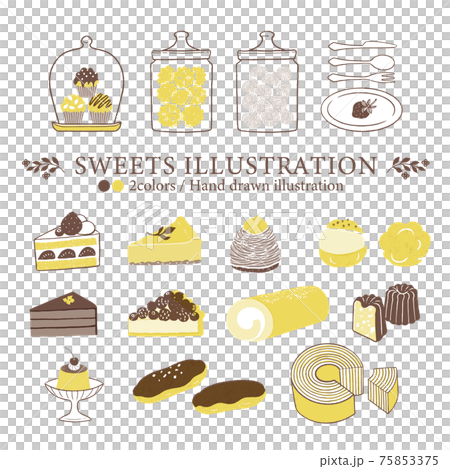 各種糖果1的插圖/簡單觸感 75853375