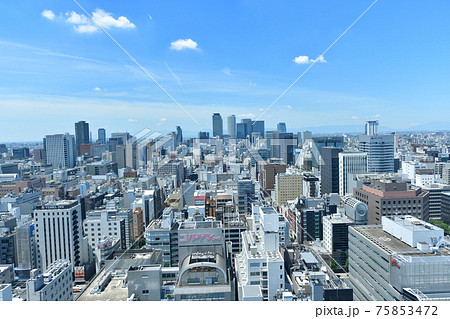 名古屋都市風景・名古屋駅方面 名古屋都市風景・名古屋駅方面 75853472