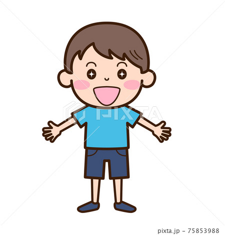 キラキラ笑顔の男の子(幼児) キラキラ笑顔の男の子(幼児) 75853988