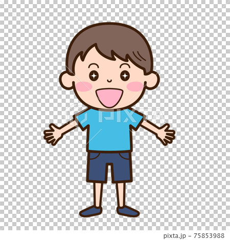 キラキラ笑顔の男の子(幼児) キラキラ笑顔の男の子(幼児) 75853988