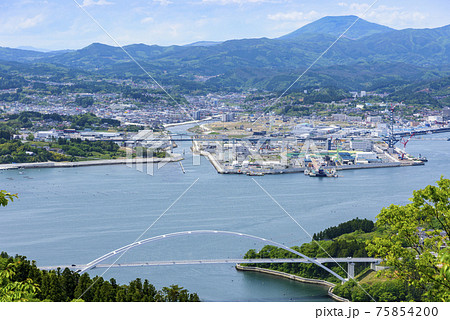 宮城県気仙沼市 大島 亀山からの展望 宮城県気仙沼市 大島 亀山からの展望 75854200