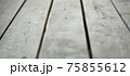 Exterior wooden floor with selective focus. 75855612