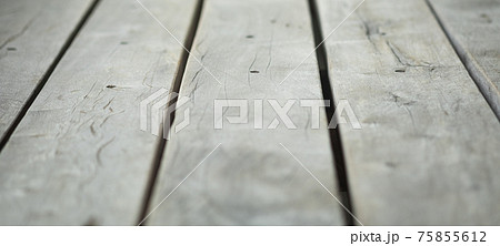 Exterior wooden floor with selective focus. Exterior wooden floor with selective focus. 75855612