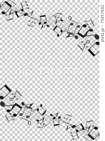 活潑的音符框架 no.04 75857682