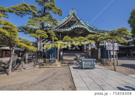 帝釈天　柴又　葛飾区柴又　葛飾柴又帝釈天　晴れ 75858308