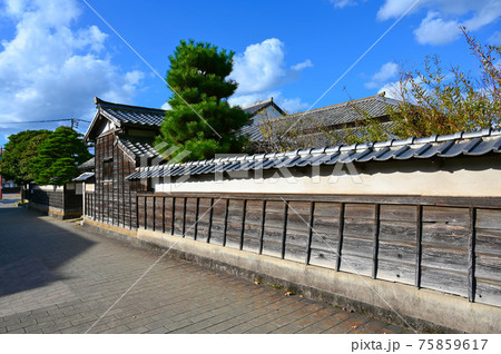 松江城下　武家屋敷　塩見縄手　松江市 75859617