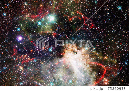 Cosmic landscape. Nebula. Elements of this image furnished by NASA Cosmic landscape. Nebula. Elements of this image furnished by NASA 75860933