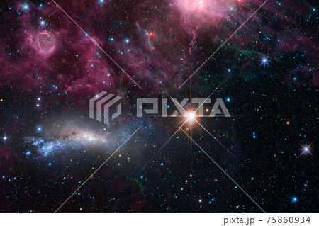 Nebula, cluster of stars in deep space. Elements of this image furnished by NASA Nebula, cluster of stars in deep space. Elements of this image furnished by NASA 75860934
