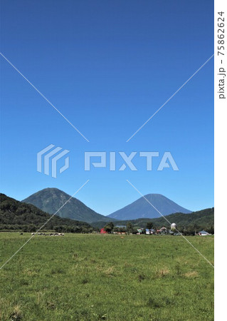 尻別岳・羊蹄山(北海道喜茂別町) 尻別岳・羊蹄山(北海道喜茂別町) 75862624