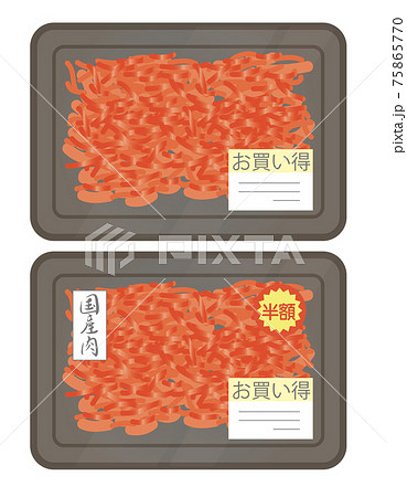 牛ひき肉 75865770