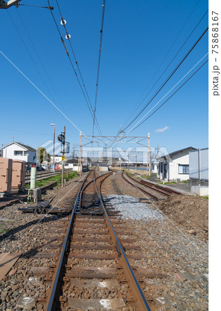 (東武鉄道)田沼駅付近の踏切 (東武鉄道)田沼駅付近の踏切 75868167
