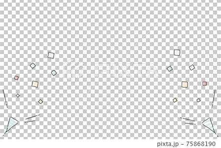 ゆるい線画、手書き風のバルーン ゆるい線画、手書き風のバルーン 75868190
