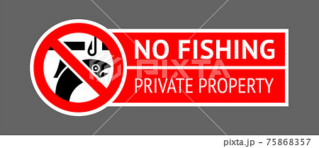 Label No ice fishing 75868357