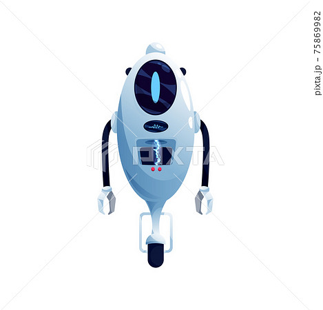 Robot on one wheel isolated automation machine 75869982