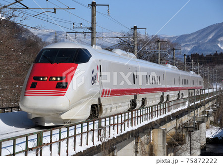 秋田新幹線で検測中のE926形East-i(イーストアイ) 秋田新幹線で検測中のE926形East-i(イーストアイ) 75872222