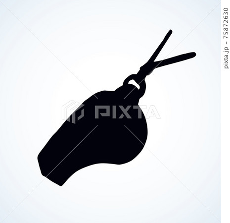 Whistle. Vector drawing 75872630