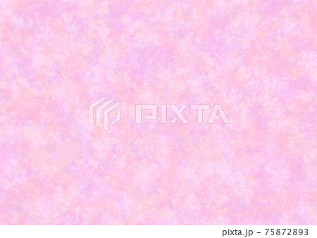 背景素材　ピンク色のマーブル模様　薄めの色あい 75872893