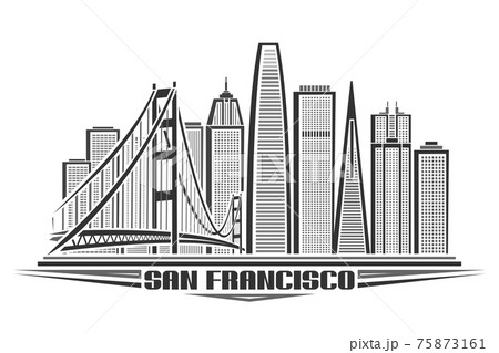 Vector illustration of San Francisco 75873161