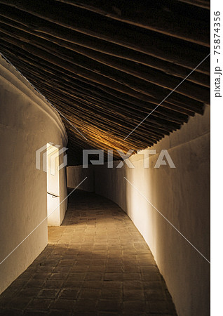 Bull arena in the Spanish town of Ronda 75874356