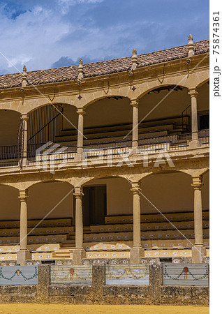 Bull arena in the Spanish town of Ronda 75874361