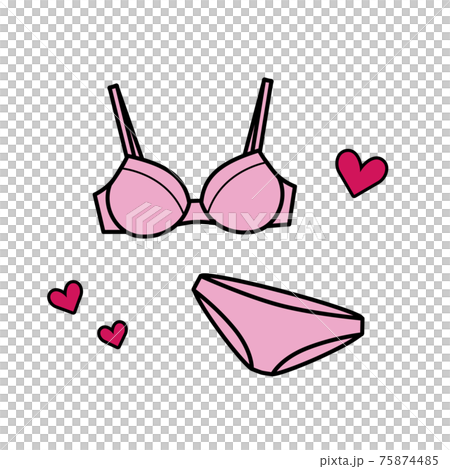 下着のイラスト 75874485