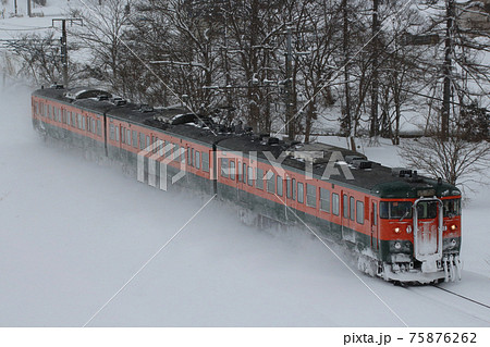 冬の北しなの線115系電車（長野⇔妙高高原） 75876262