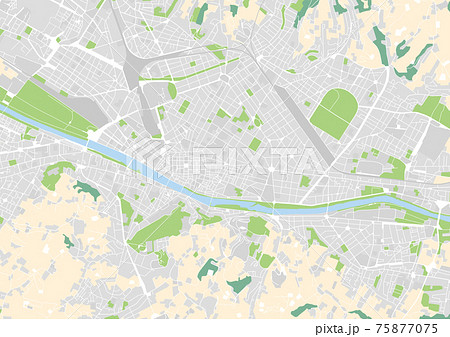 vector city map of Florence, Italy vector city map of Florence, Italy 75877075