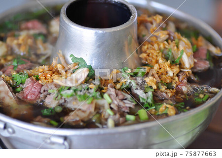 meat soup or beef soup or noodles 75877663