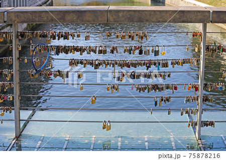 Love Padlocks Bridge Love Padlocks Bridge 75878216