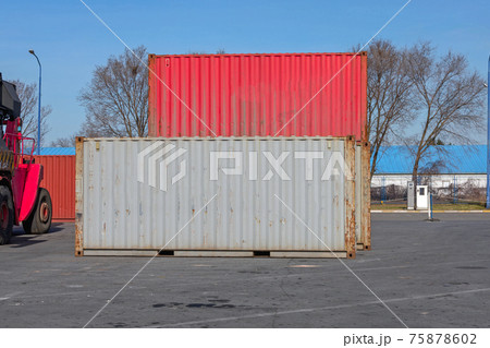 Cargo Container Yard 75878602
